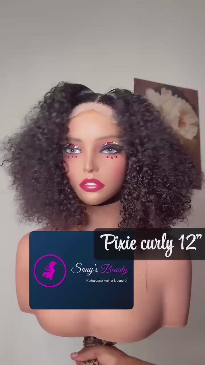 12A Pixie Curly Double Drawn